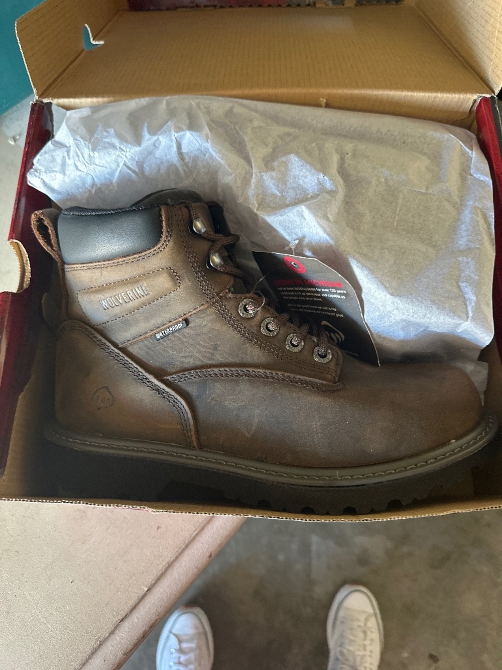 Men steel toe boots